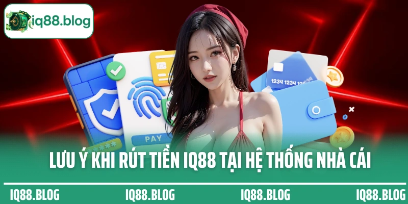 Lưu ý khi rút tiền IQ88 tại hệ thống nhà cái